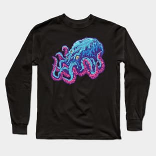 Psychedelic Octopus Long Sleeve T-Shirt